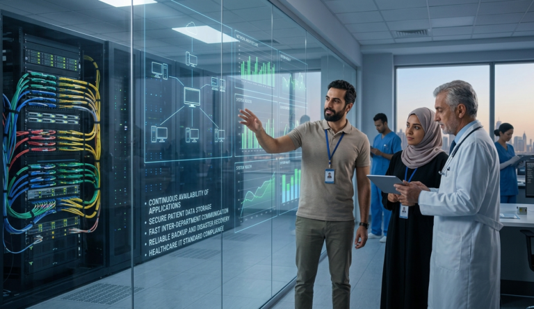 Server Room Setup Matters for Hospitals in Dubai