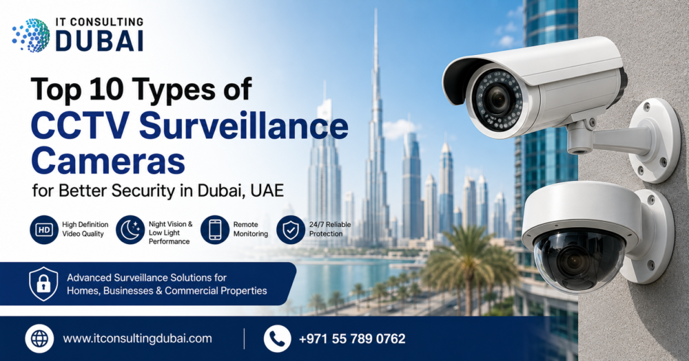 Best CCTV Surveiliance Cameras by IT Consulting Dubai