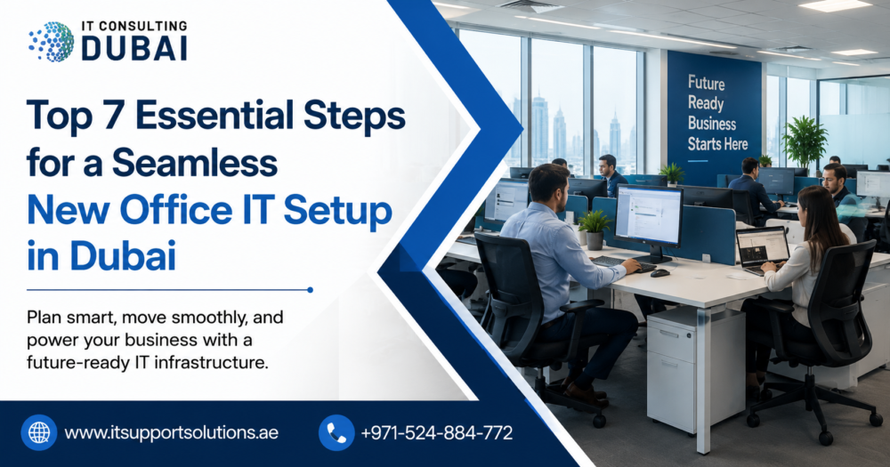 New office IT setup services by IT Consulting Dubai